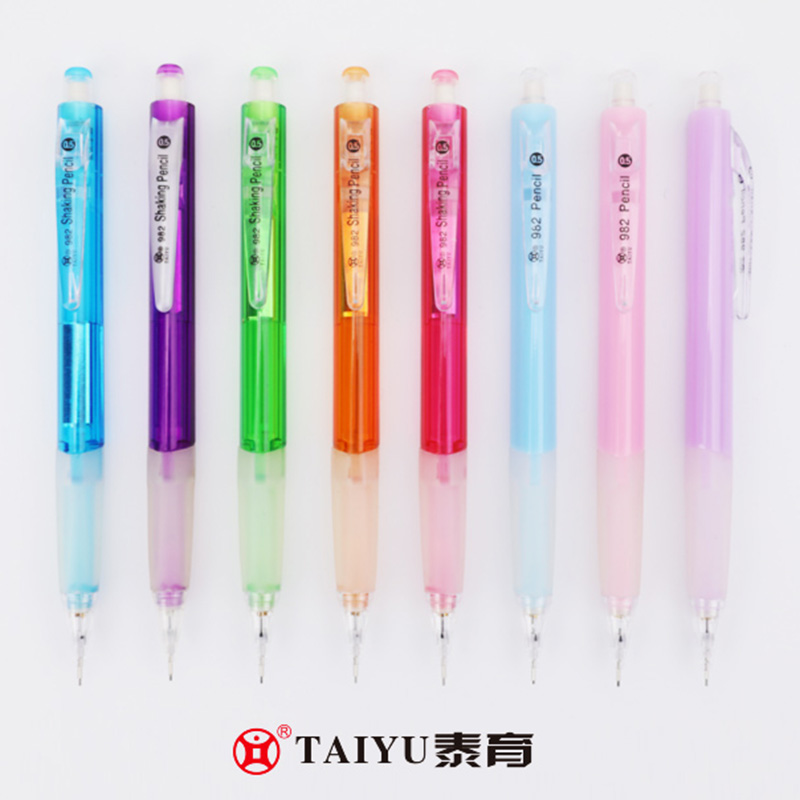 Studentbruk Shake Pen med trekantet pennholder mekanisk blyant L982